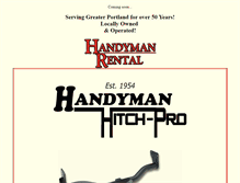 Tablet Screenshot of handymanhitchpro.com